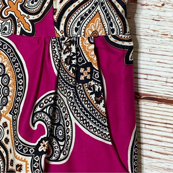 Anthropologie Moulinette Soeurs Geidi Pink Print Sheath Dress Sz 4 - Picture 10 of 16